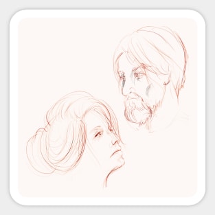 Shakespeare Twelfth Night Sketch Sticker